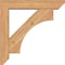 Ekena Millwork Westlake Slat Smooth Bracket w/ Offset Brace, Western Red Cedar, 5 1/2"W x 26"D x 26"H BKT0604X26X26WTL06SWR - alternate 2